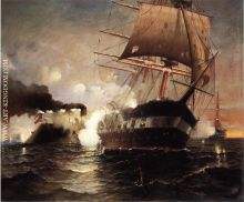 Sinking of the Cumberland by the Merrimack 