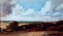 Landscape Ploughing Scene in Suffolk