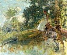 Landscape with Seated Figure