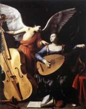 Saint Cecilia And The Angel