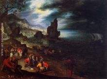 Coastal Landscape with the Sacrifice of Jonas