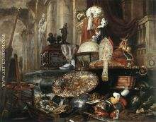 Large Vanitas Still Life 1663