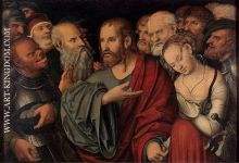 Christ and the Woman Taken in Adultery 1532