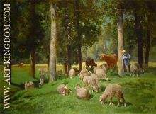 Landscape with Sheep