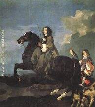 Queen Christina of Sweden on Horseback