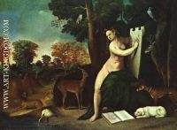 Circe and her Lovers in a Landscape