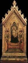 Madonna and Child Enthroned with Angels and Saints