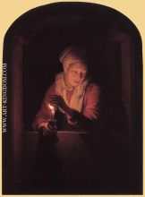 Old Woman with a Candle