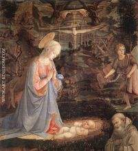 Adoration Of The Child With Saints 1463