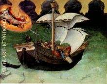 Quaratesi Altarpiece St. Nicholas saves a storm tossed shi