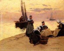 Legout Gerard Fernand Marie Eugene Breton Fisherwomen