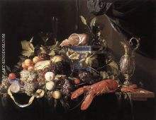 Still Life with Fruit and Lobster