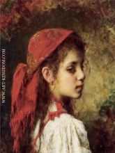 Portrait of a Young Girl in a Red Kerchief