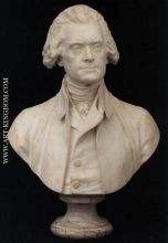 HOUDON Jean Antoine Bust of Thomas Jefferson