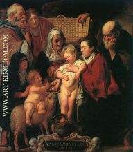 The Holy Family with St Anne The Young Baptist and his Parents