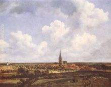 Landscape With Church And Village