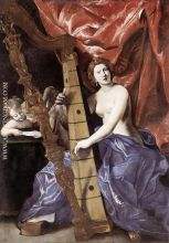 Venus Playing the Harp