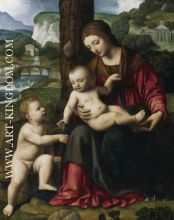 Madonna with Child and Young St John