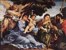 Madonna and Child with Saints and an Angel