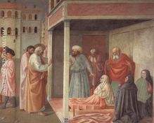 Healing of the Cripple and Raising of Tabatha (right view)