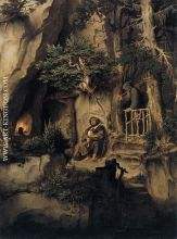 SCHWIND Moritz von A Player With A Hermit