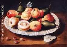 Still life of fruit in wan li bowl beert