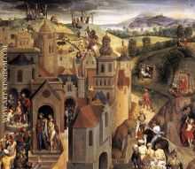 Scenes from the passion of christ hans memling