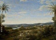 Frans Post Paisagem com Tamandu