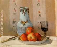 Still Life with Apples and Pitcher