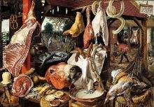 Butcher's Stall with the Flight into Egypt