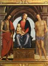 The Madonna between St. John the Baptist and St. Sebastian