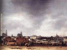 View of delft after the explosion o egbert van der poel