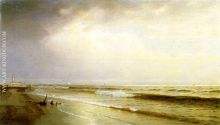 Seascape with Distant Lighthouse, Atlantic City