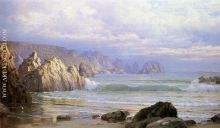 Seascape  Along the Cliffs