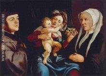 Scorel Madonna of the Daffodils with the Child and Donors