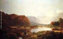 Fishermen in the Adirondacks, Hudson River