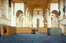 Interior of the church of St Odulphus in Assendelft, seen from the choir to the west.