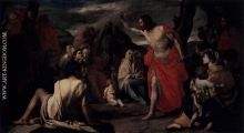 Stanzione, Massimo The Preaching of St John the Baptist in the Desert 1634