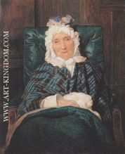 Aloysia Eltz in the armchair