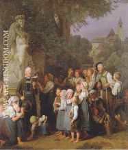 The veneration of St. John Nepomuk