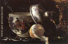 Still-Life with a Nautilus Cup detail