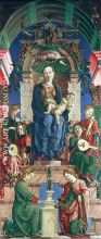 Lippi Filippino The virgin and child enthroned