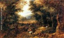 Forest Scene With Robbery