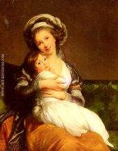 Elisabeth Louise Madame Vigee Lebrun Et Sa Fille