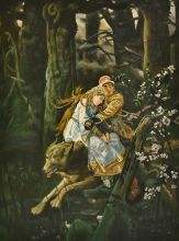 Ivan Tsarevich Riding the Grey Wolf 